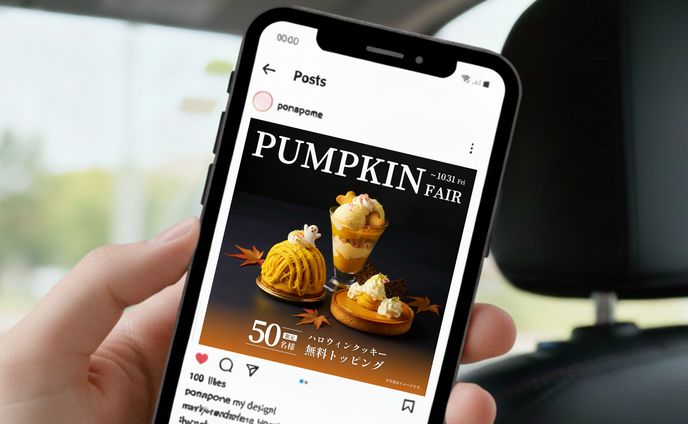 パンプキンフェア/インスタ広告バナー
