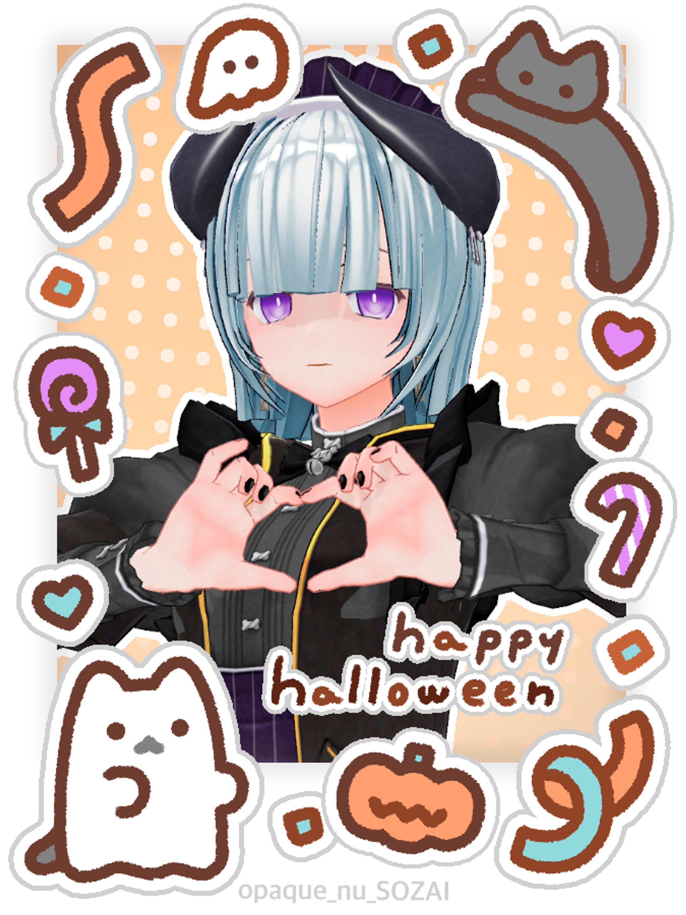 【おはV素材】happy halloween-1