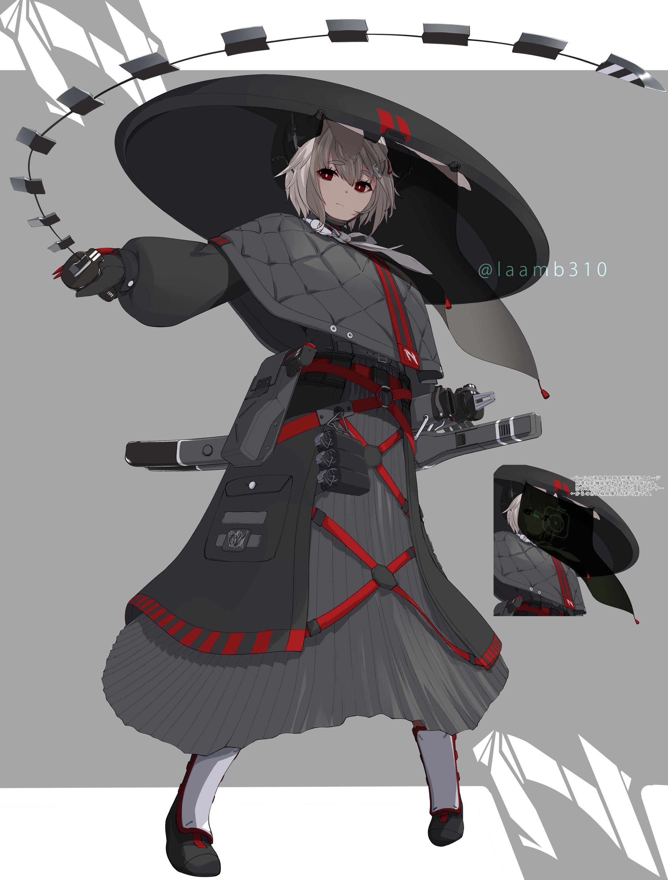 ジャスパー近接装備（立ち絵・武器デザイン画・コンセプトスケッチ）-1