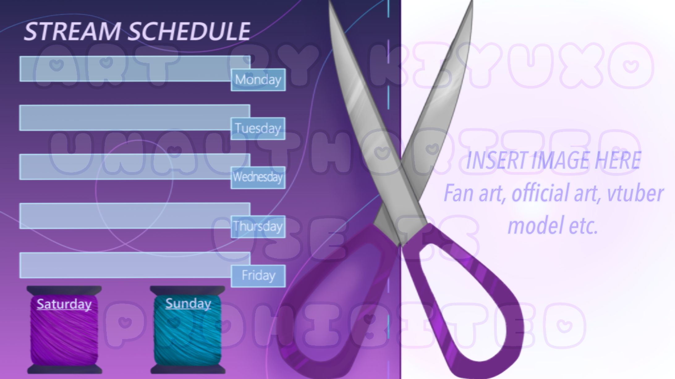 Stream Schedule - Stylist-1