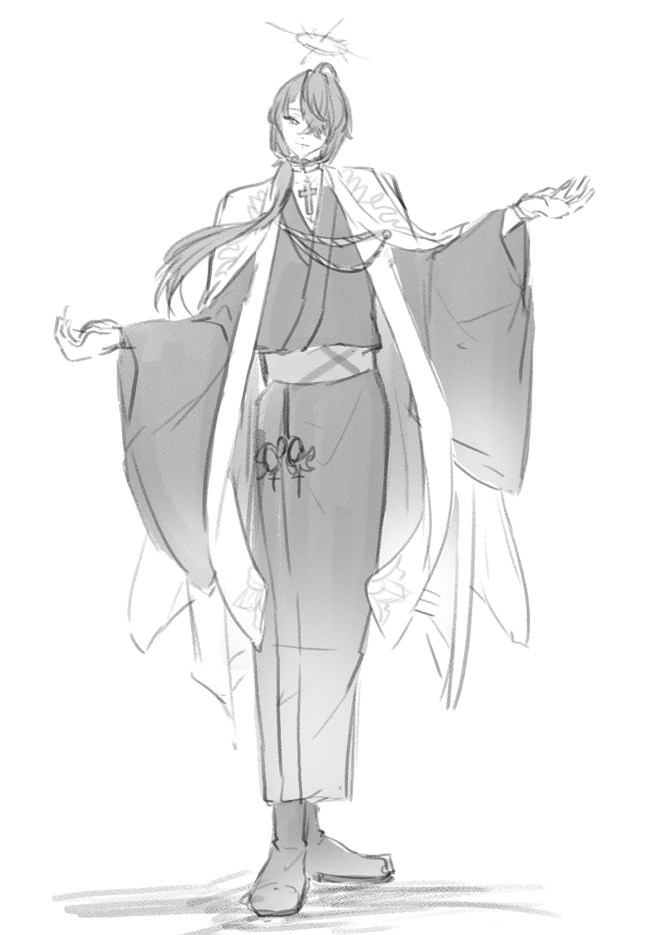 【二次創作】和服天使（‎2022‎年‎12‎月‎29‎日制作）-1