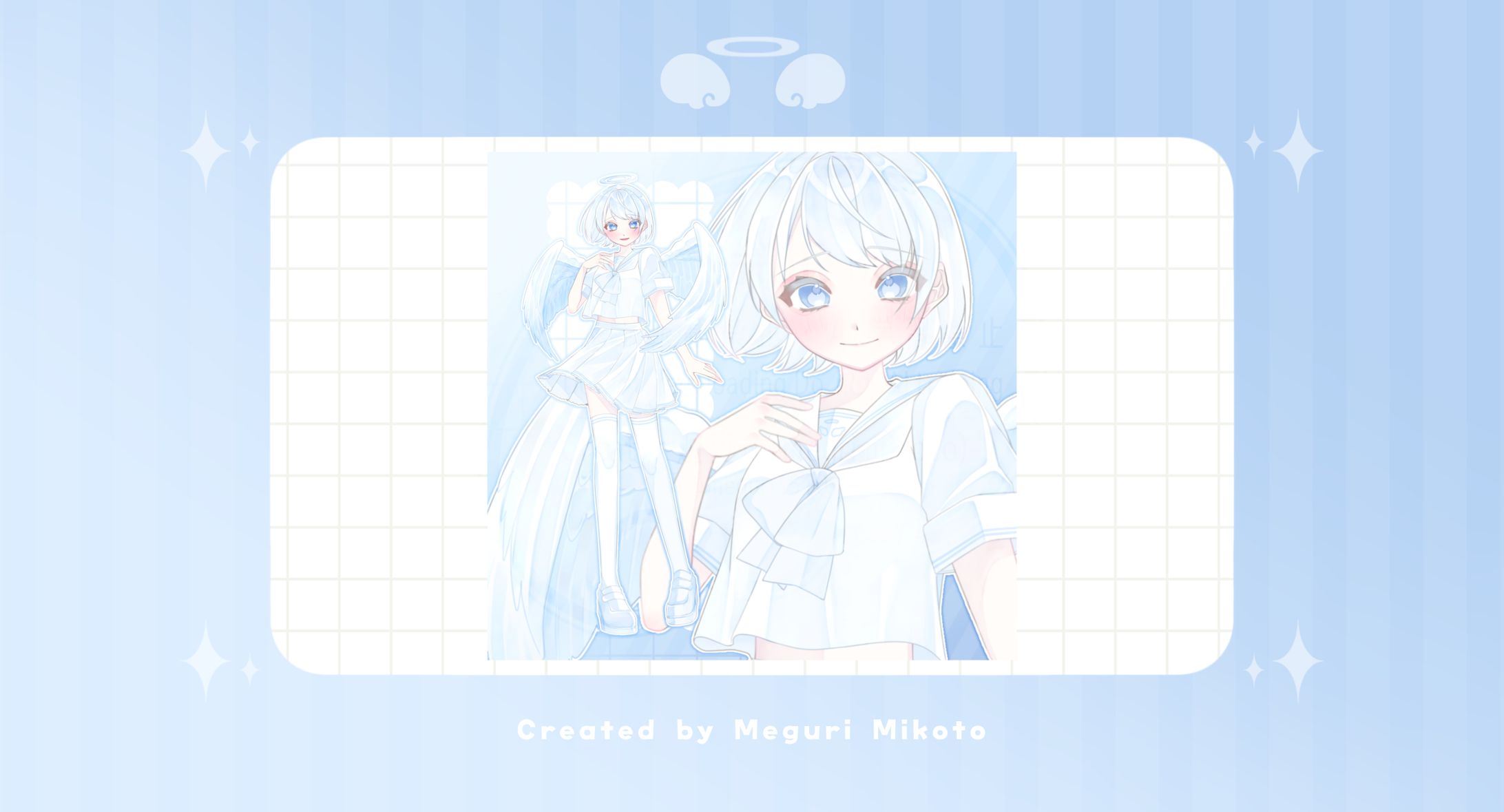 【創作】依(ﾖﾘ)ちゃん🪽‪️‎🤍【立ち絵】-1