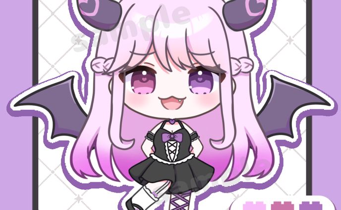 ViviNote様 ミニキャラ(キャラデザ込)