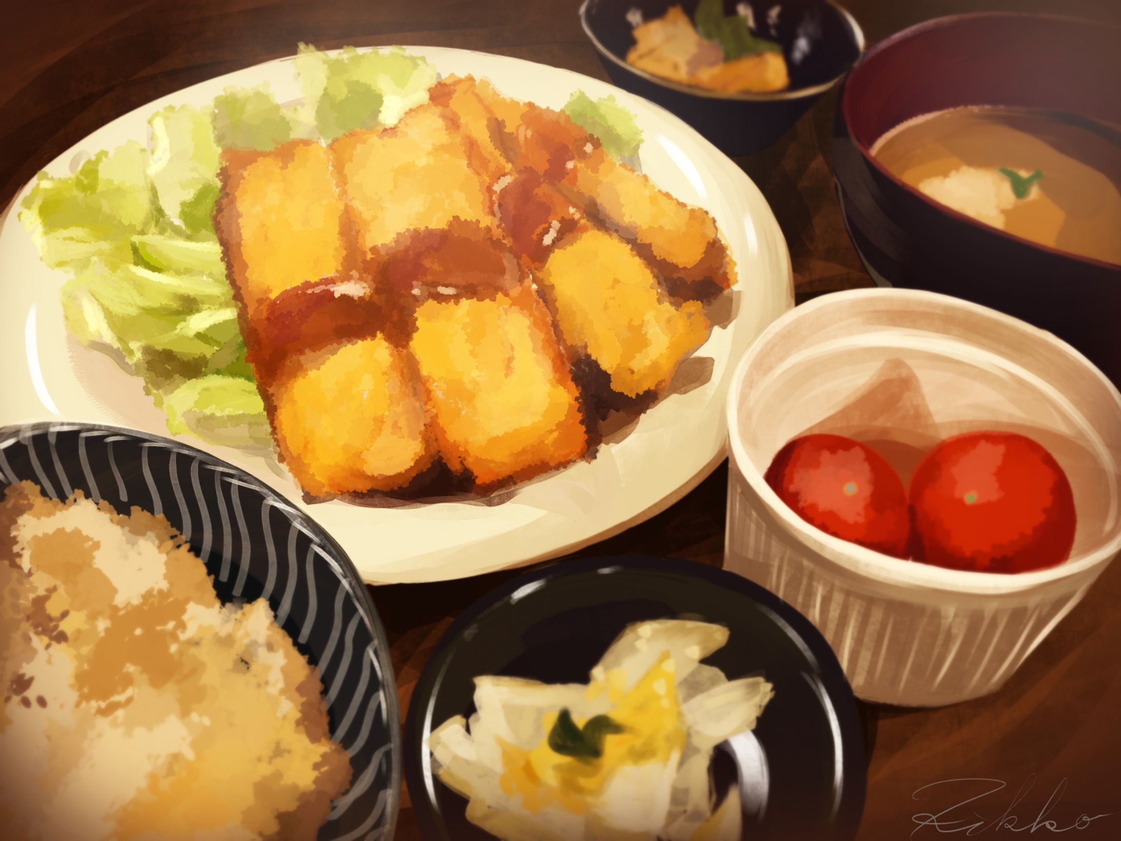 カツ定食-1