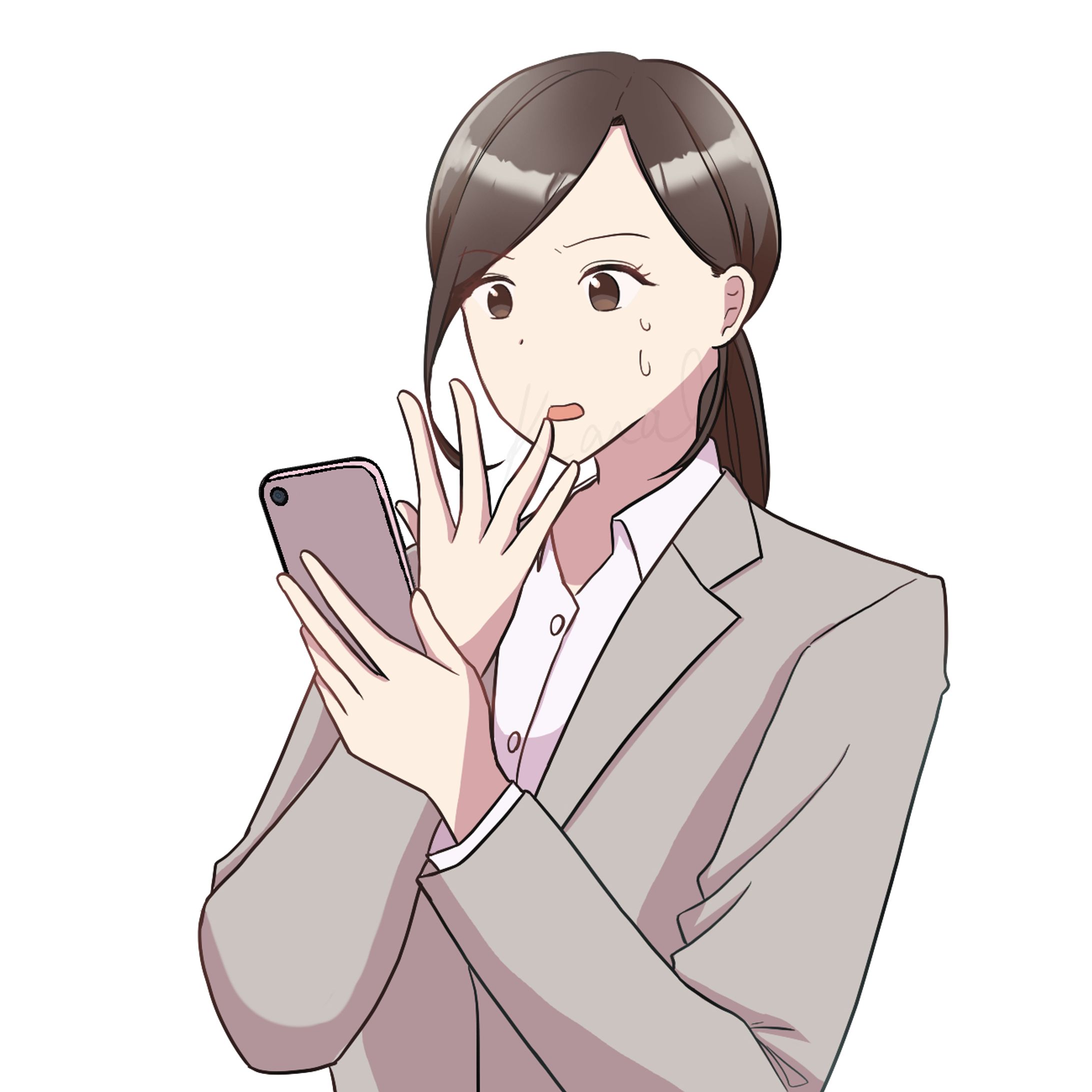 女性スーツ上半身サンプル-1