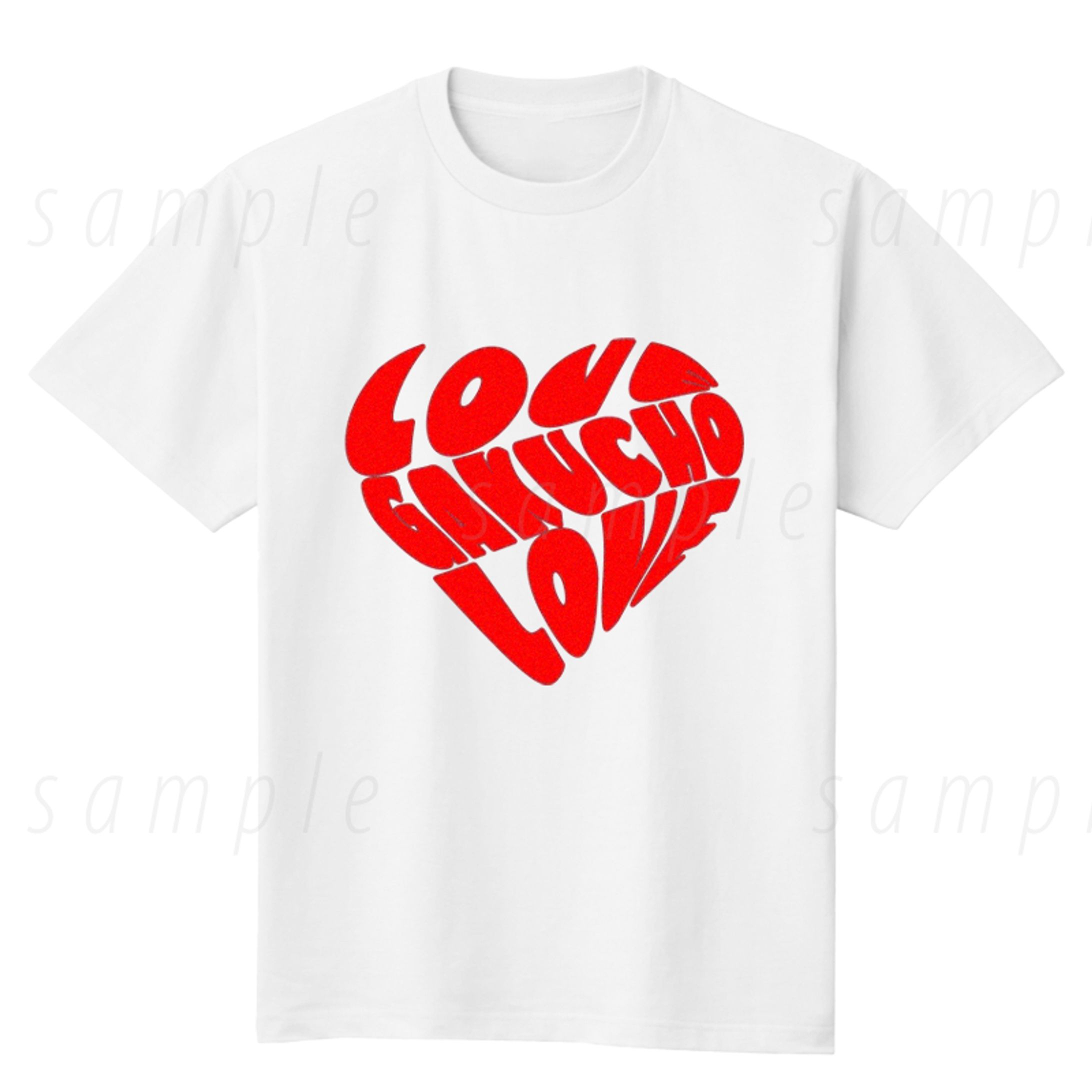 Tシャツ　ハート-1