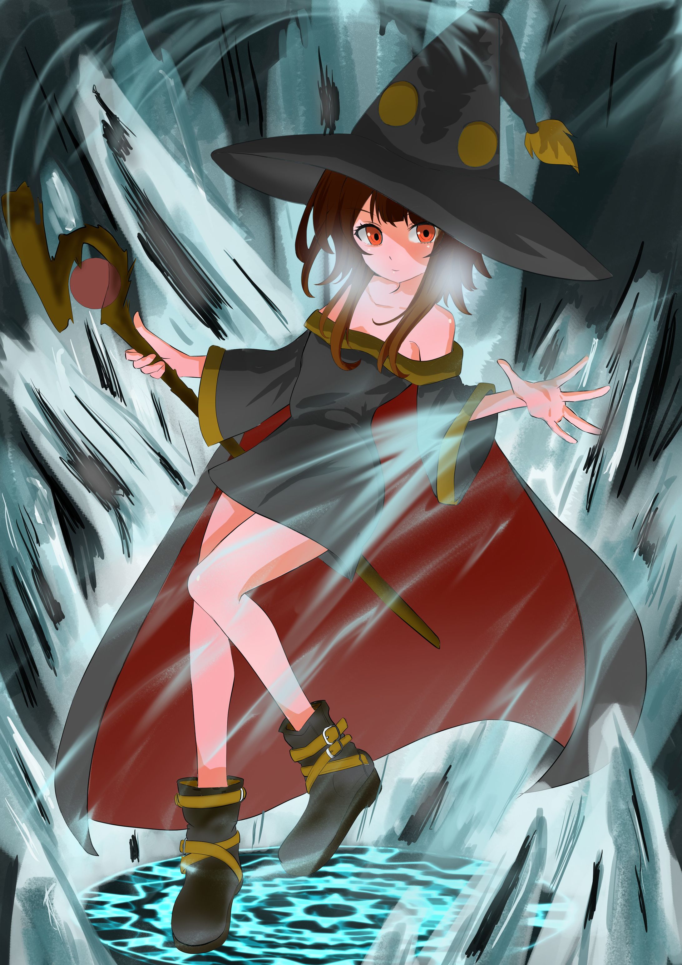 氷の魔法エフェクト-1