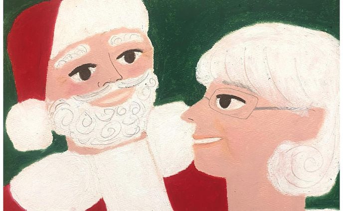 絵、クリスマス