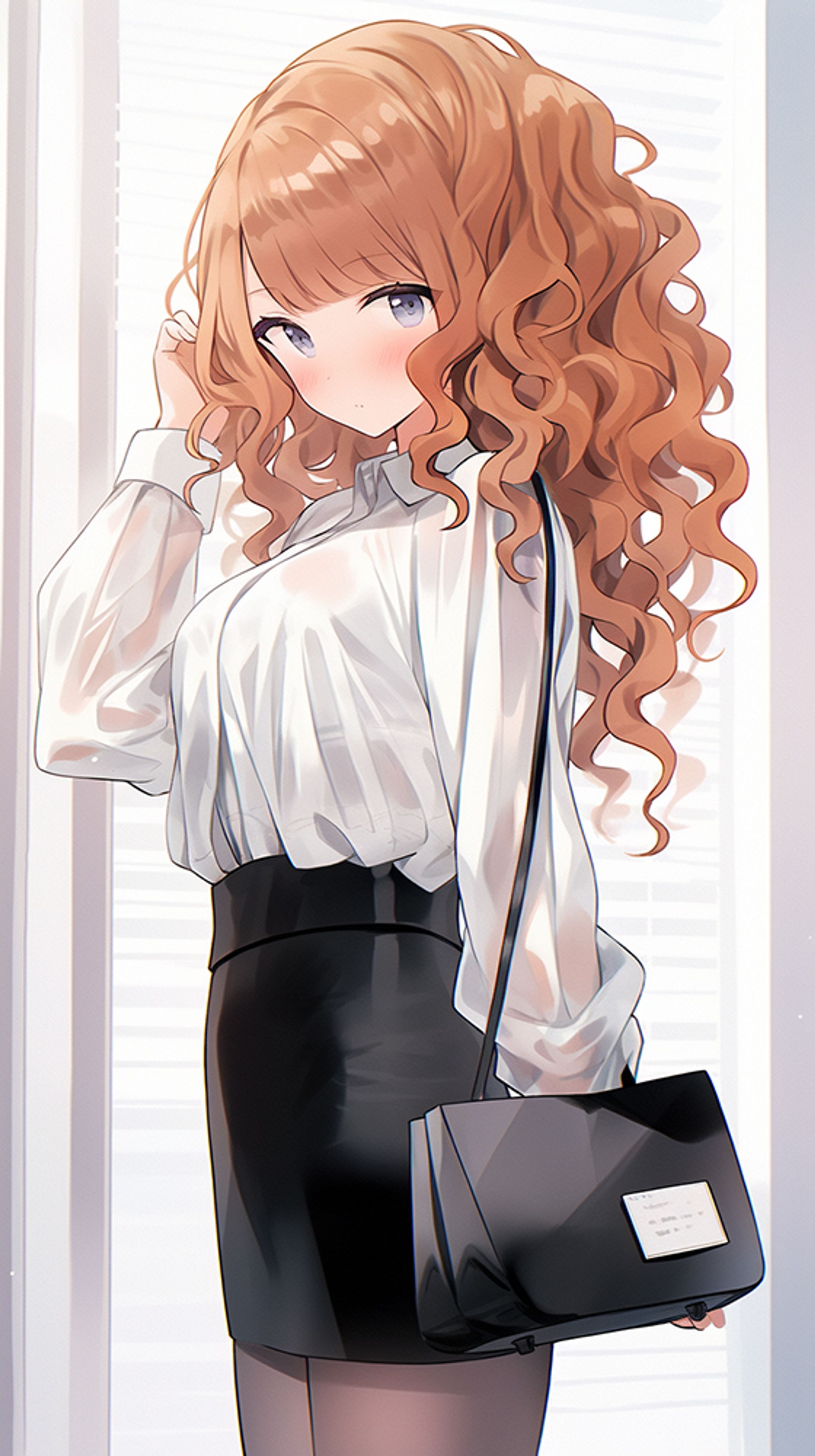 オリジナルイラスト(OLお姉さん)-1