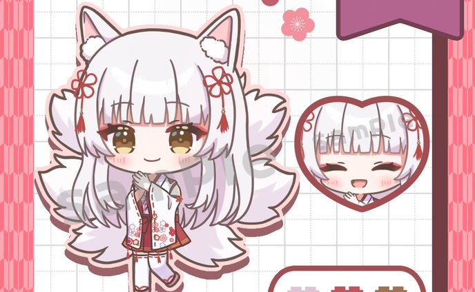 tolico所属 豊福いなり様 ミニキャラ