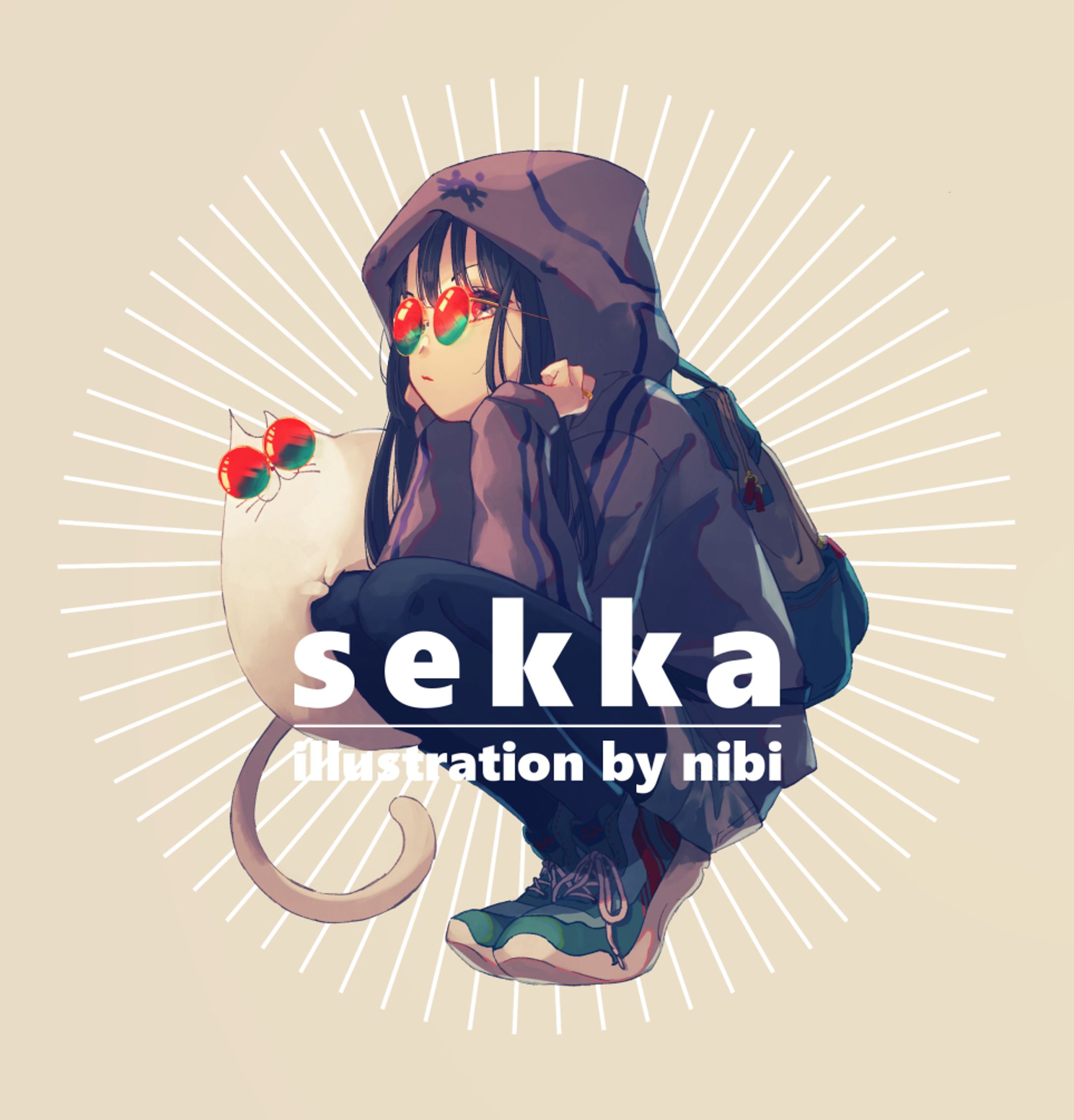 neko.with sun glass-1