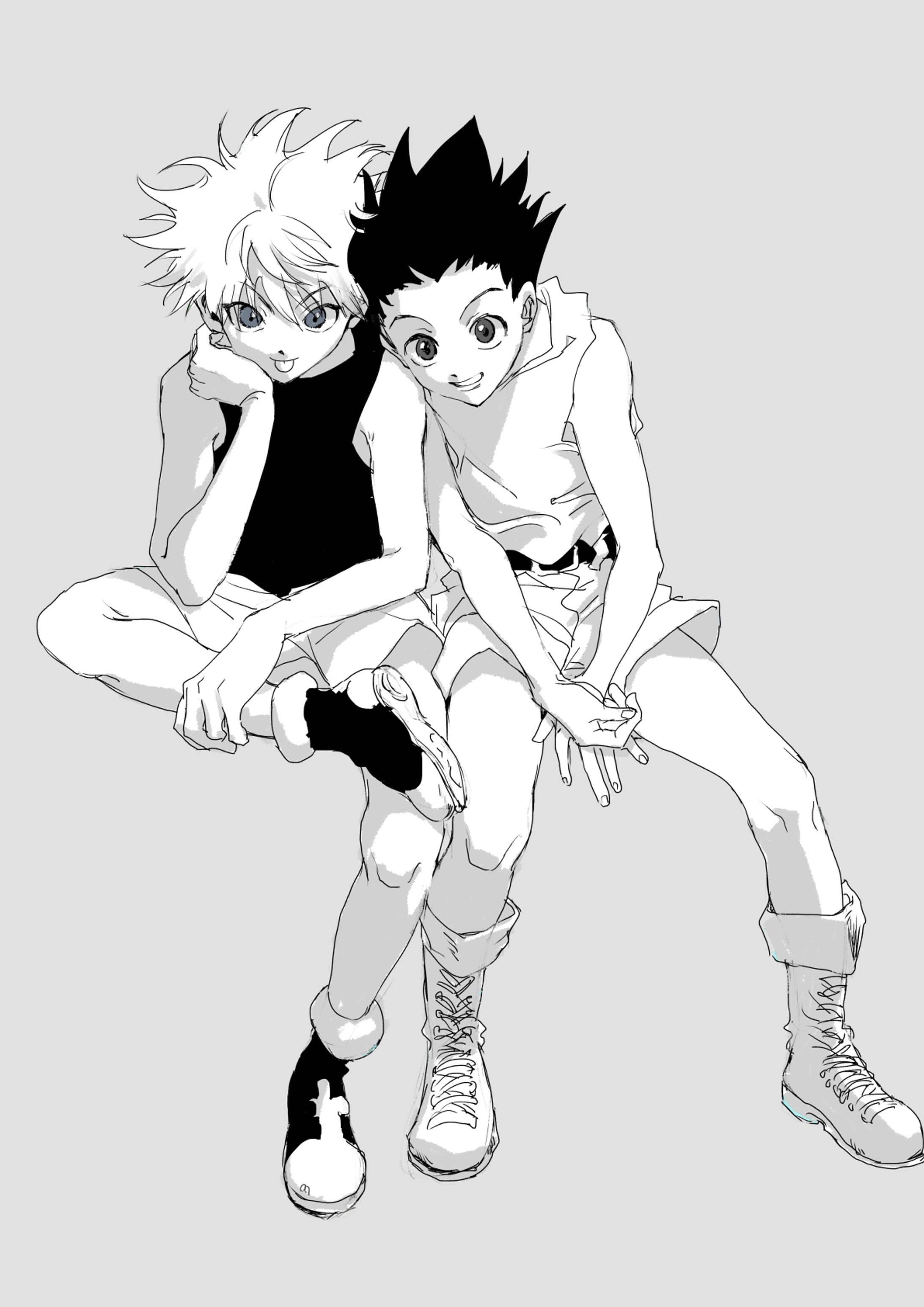 BLACK AND WHITE ILLUSTRATION / FANART-1