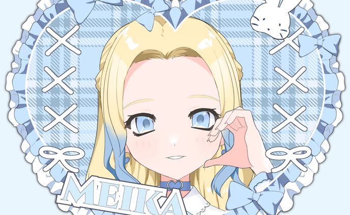 白露めいか様 デコ盛りオーダーイラスト