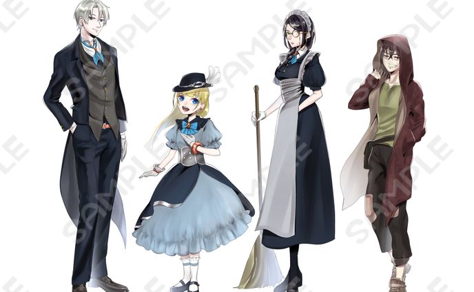 お嬢様とその仲間達　創作キャラクター　