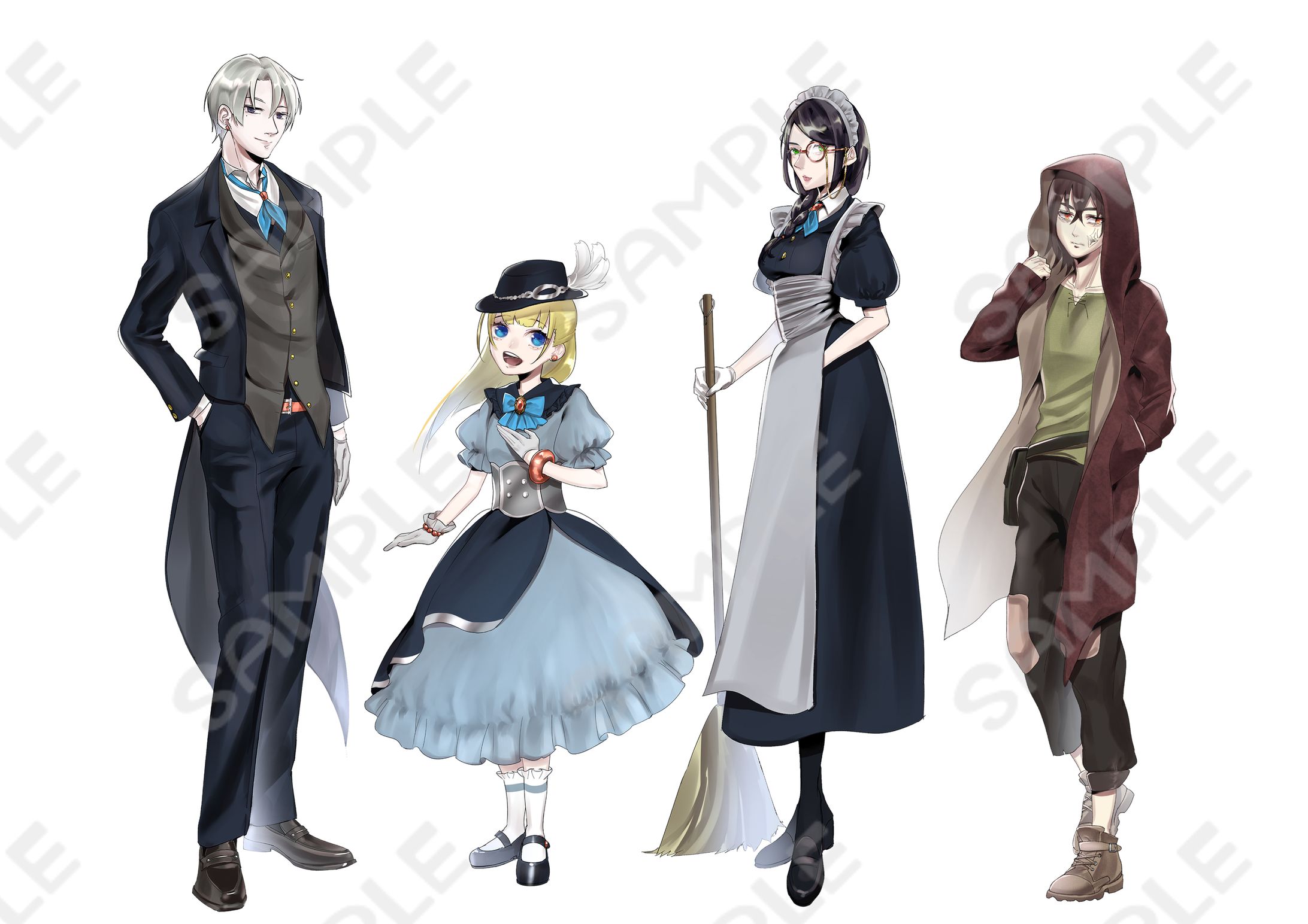 お嬢様とその仲間達　創作キャラクター　-1