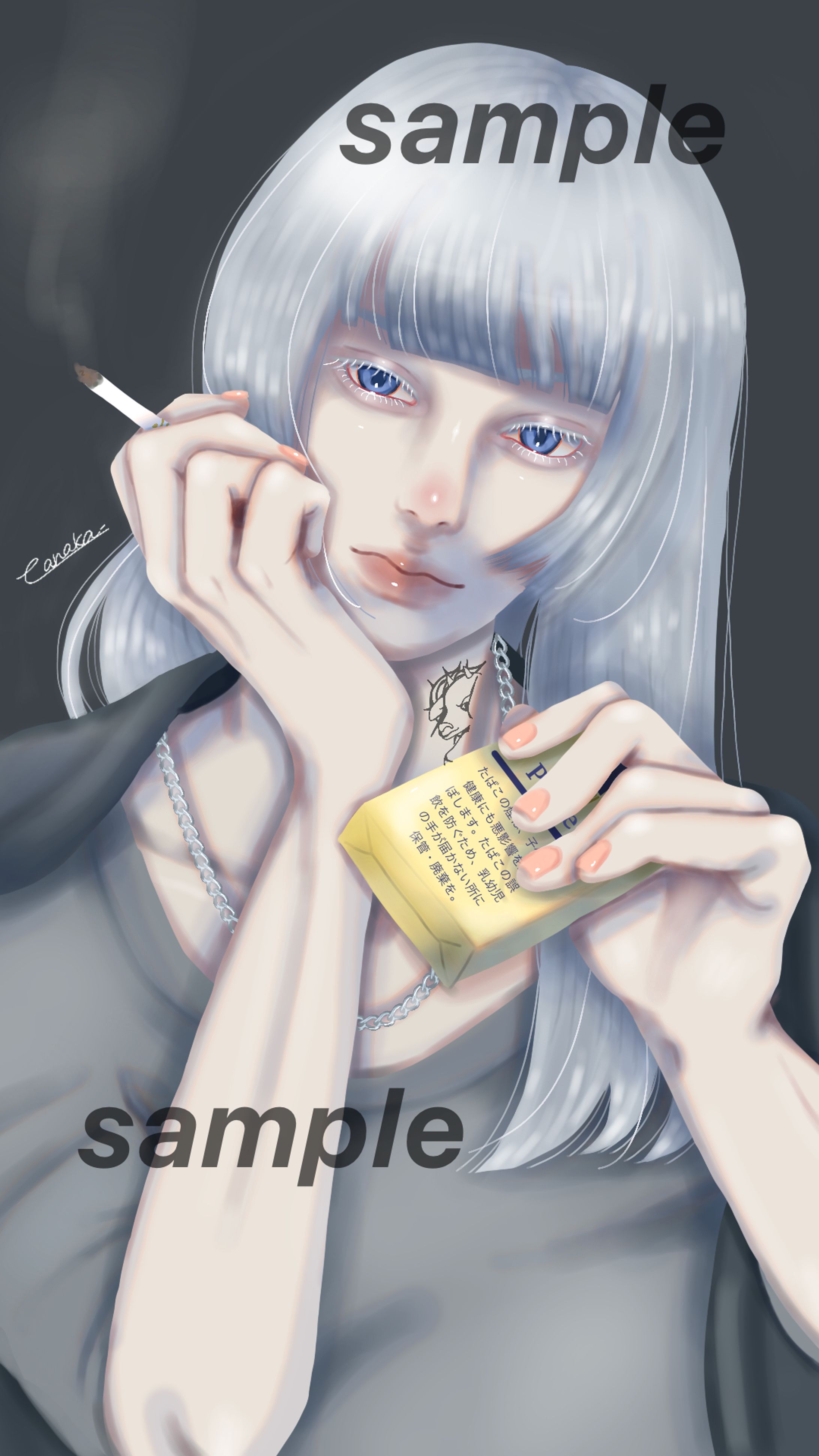 厚塗りイラスト-1