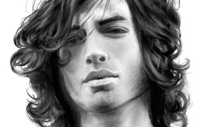 Man 1 (hyper-realistic painting)