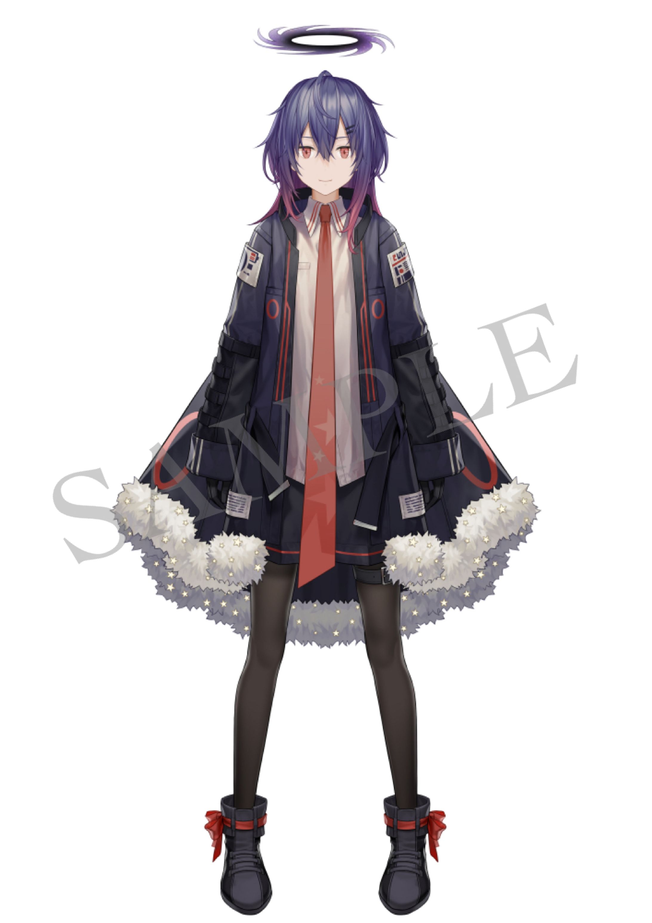 Vtuber「崩星クオン」様Live2Dパーツ分けイラスト-1