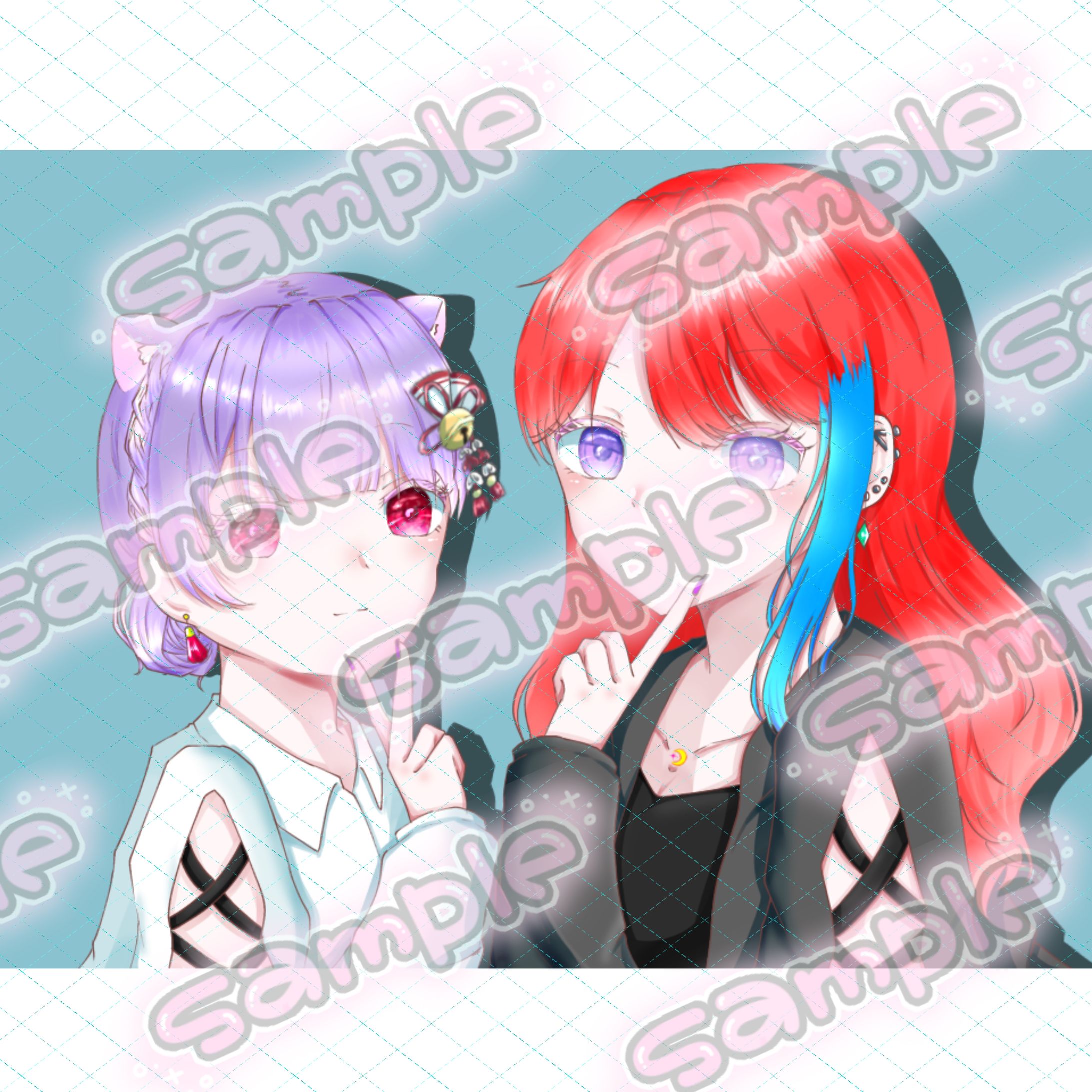 女の子同士のツーショ📸-1