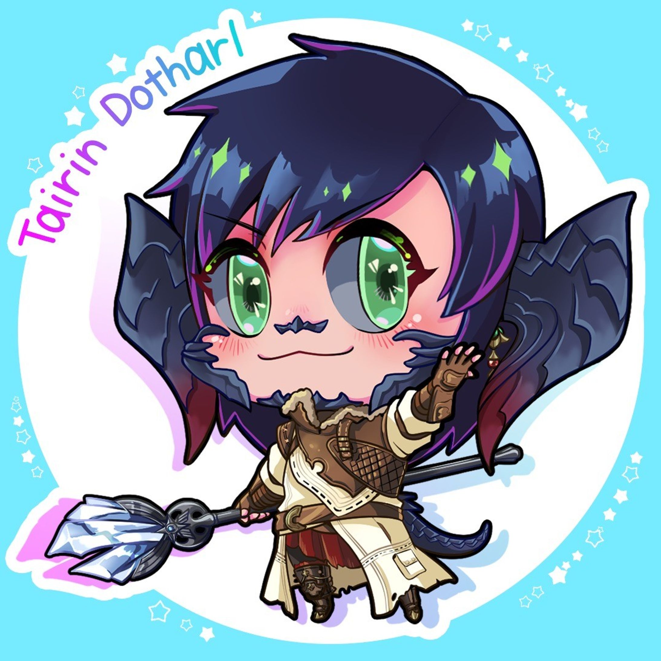 I wanted a chibi keychain of my Warrior of Light and so I did this x3 

✨If you want an SD character drawing of your OC like this, DM me for more commission info :D 

✨Also available for keychain/standee on-demand orders.

#ffxiv #xaela #wol #oc #ff14 #アウラ ＃セラ ＃アウラゼラ-1