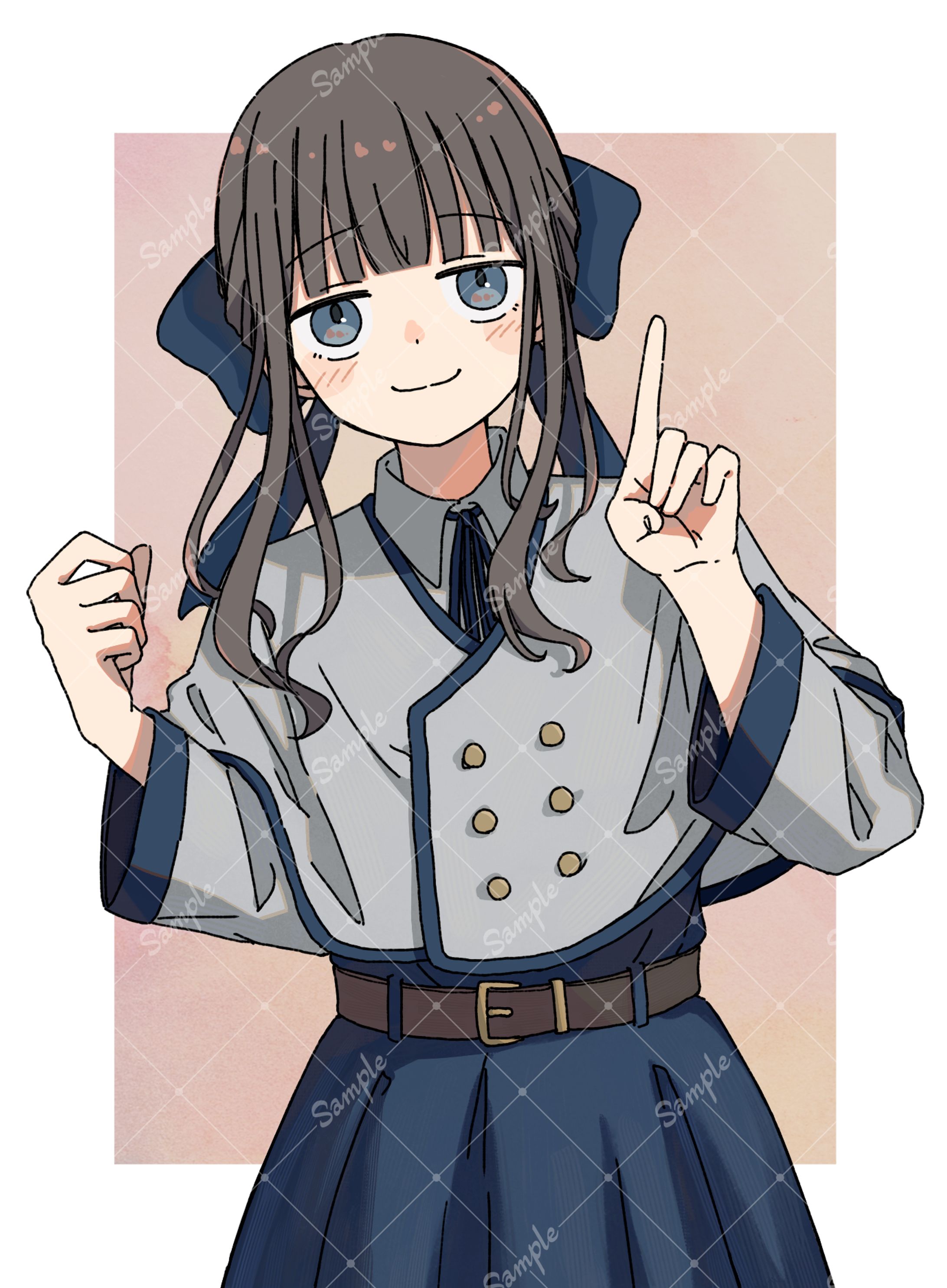 【Works】 1周年記念イラスト【Vtuber/巡めぐみ様】-1