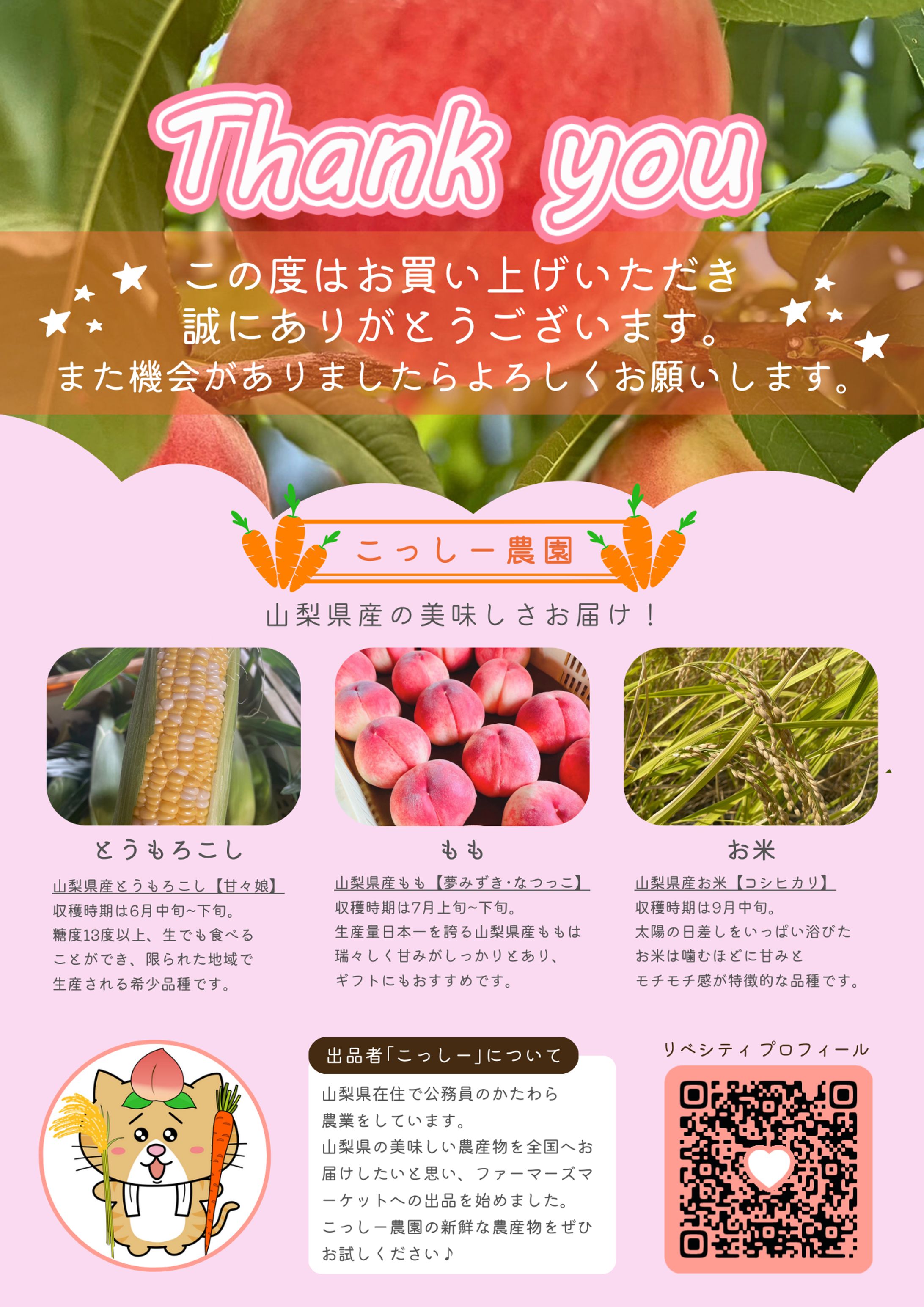 Canva】こっしー様 宣伝チラシ