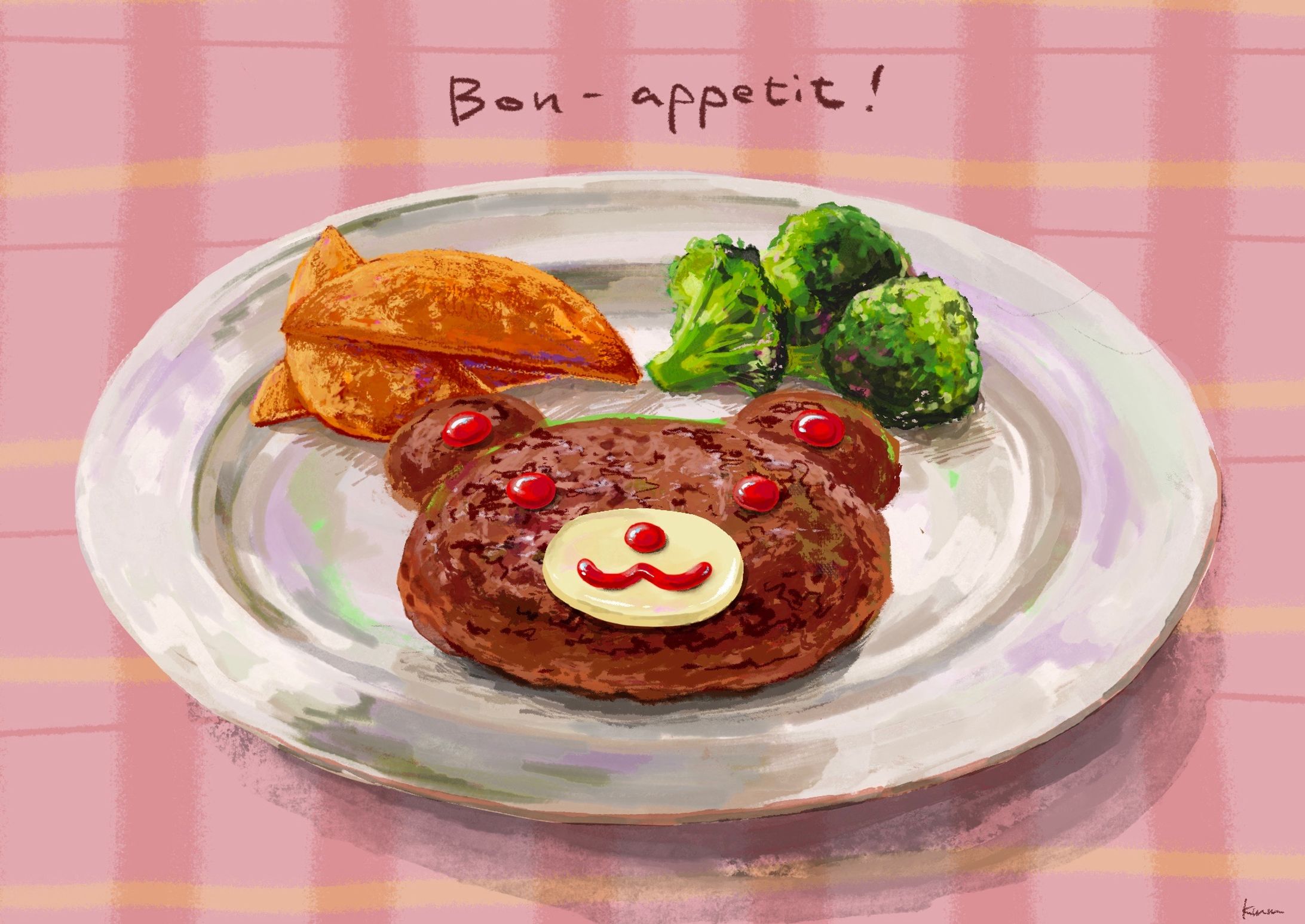 フードイラスト【お子様ランチ】-1