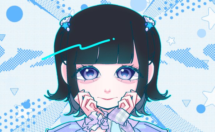 雨眠しずく生誕アルバム表紙イラスト2025