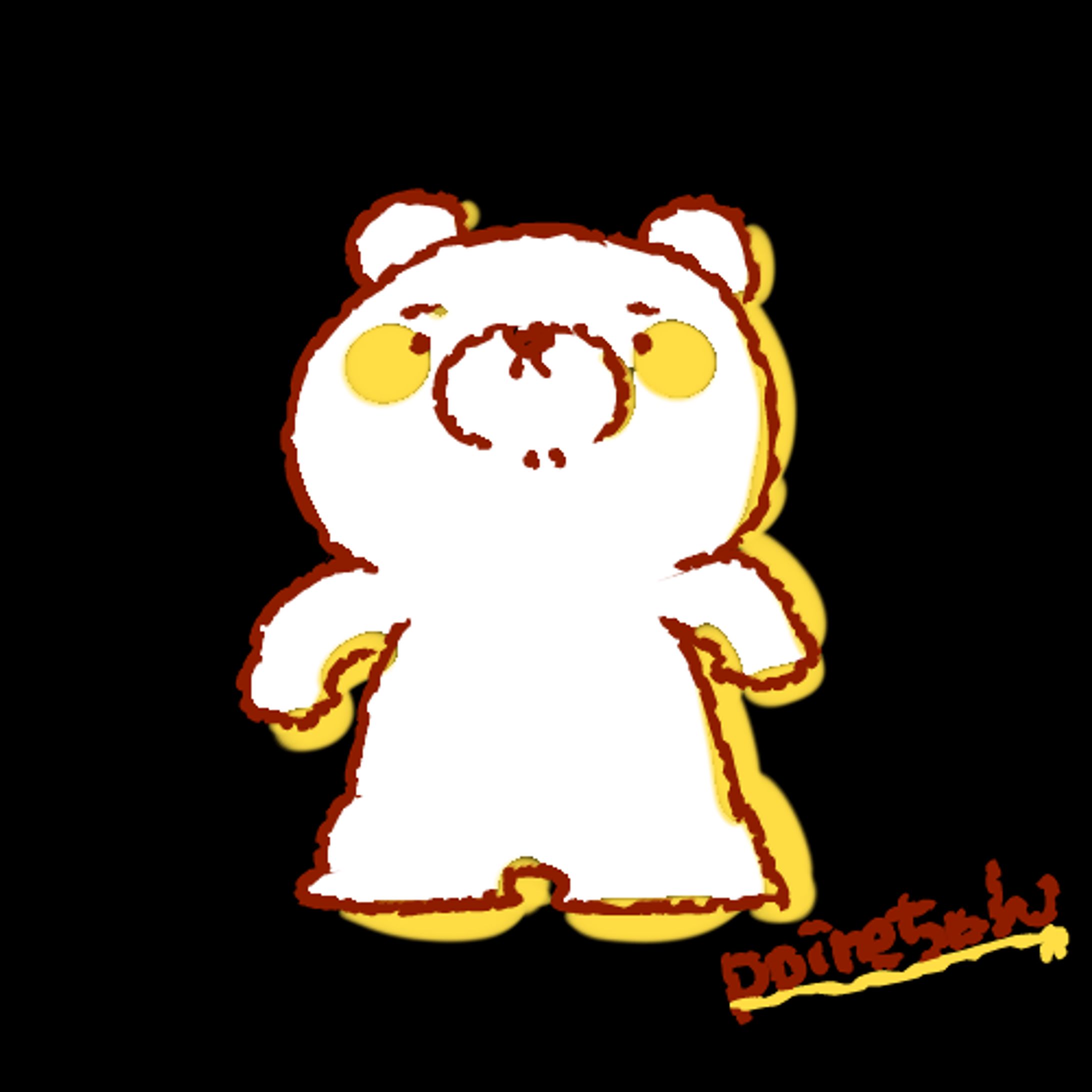 ＜キャラクターデザイン＞まゆくま-1