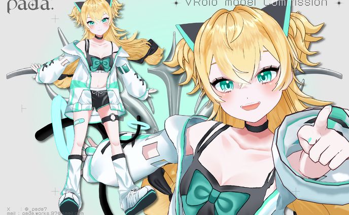 白昼夢さま、vroid studio