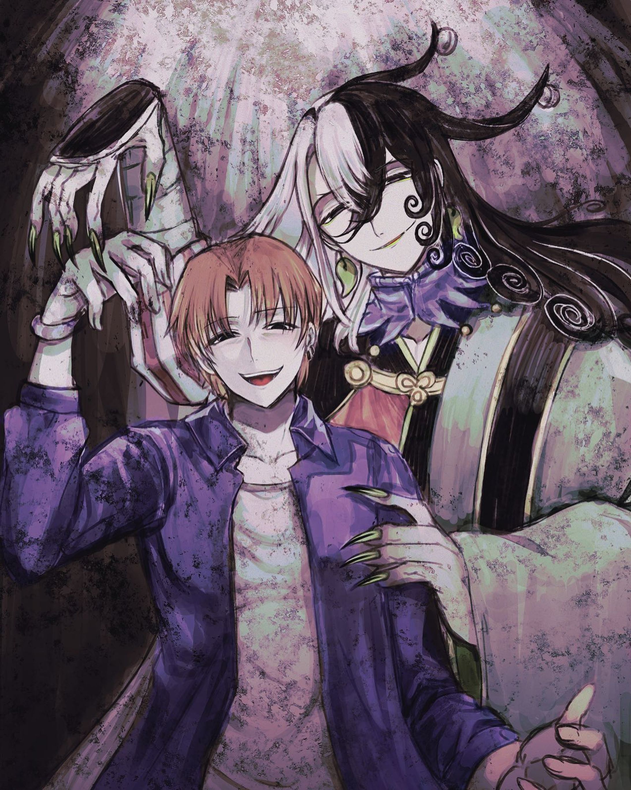 蘆屋道満と龍之介
#Fate #illustration #イラスト #clipstudiopaint #FGO-1