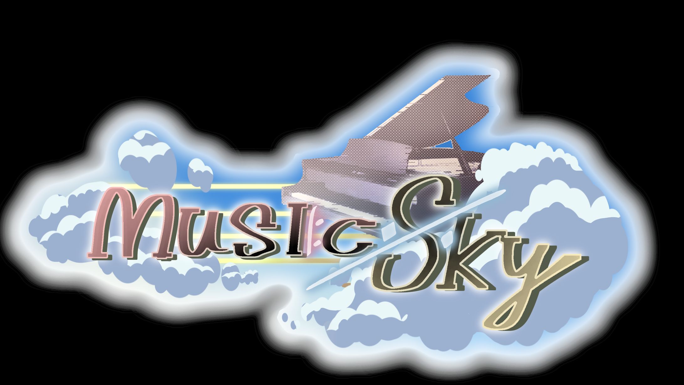ゲームロゴ「MusicSky 」-1