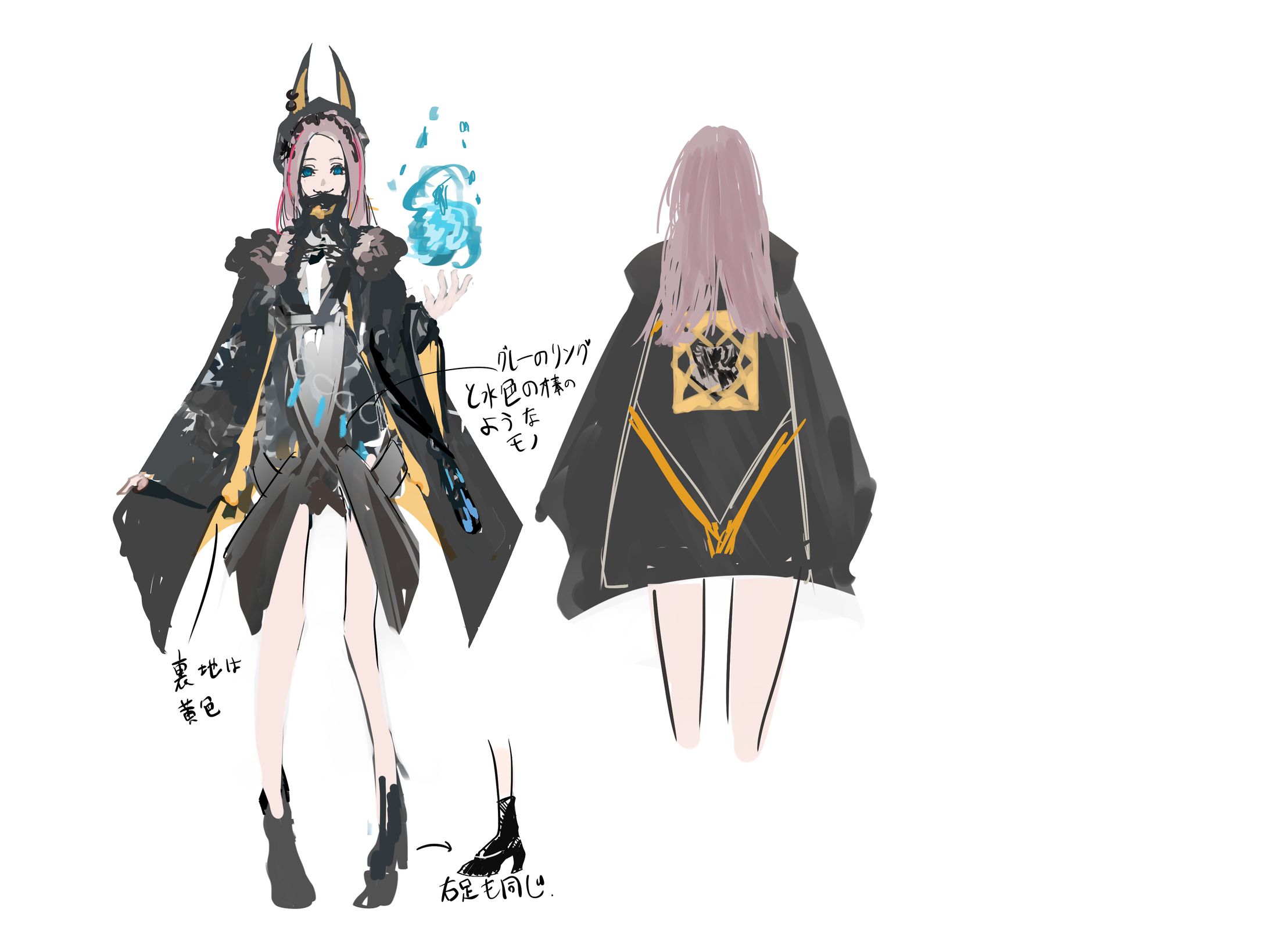 キャラクターデザイン(ラフ)-1