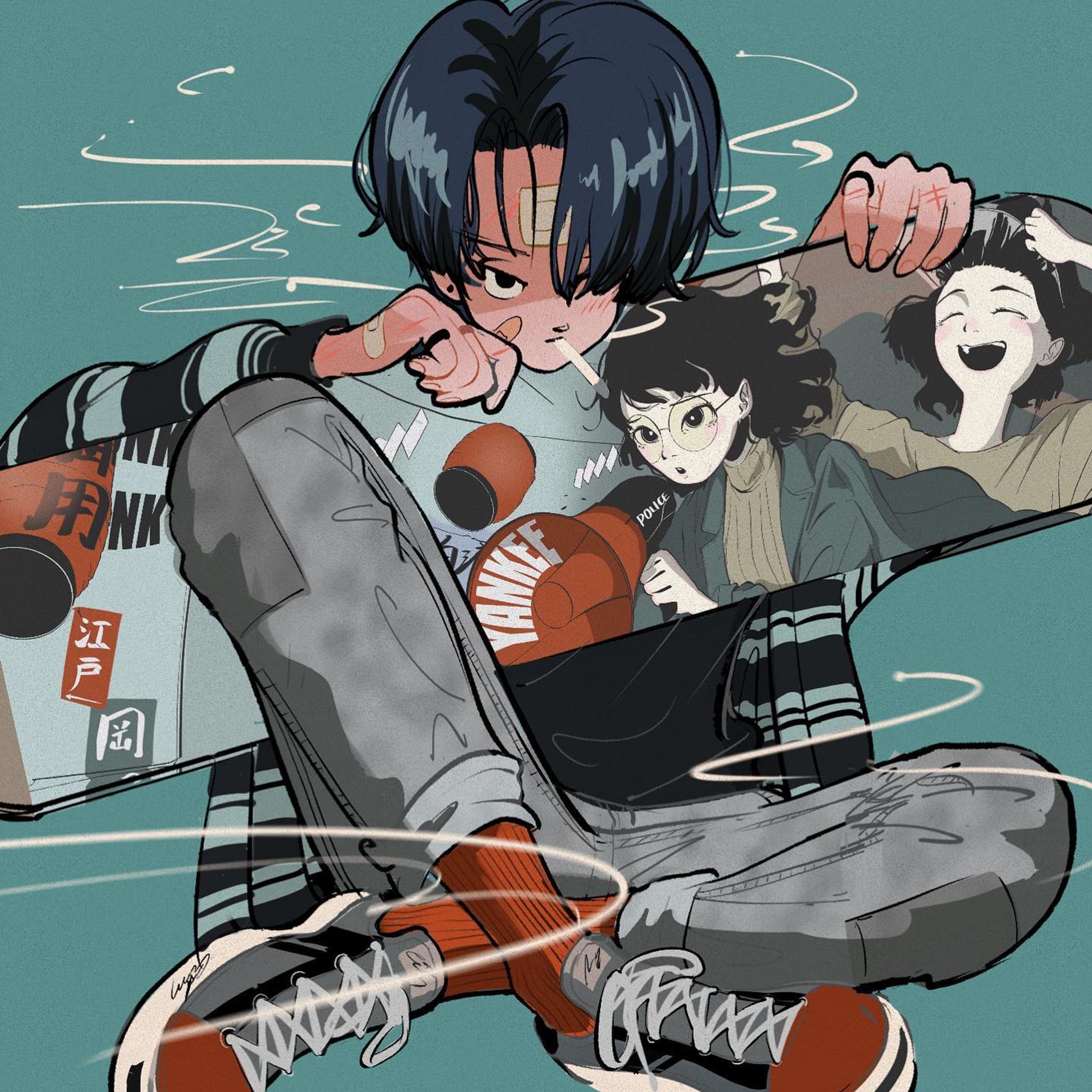 Collaboration work with @moritallow_ 
_
以前にコラボさせて頂いたイラストをこちらでも掲載させていただきます。モリタロウ。さんのイラストかっこいい世界観がめちゃくちゃ好きです🔥是非ご覧下さい。
_
@moritallow_ 
_
#oc #オリジナルイラスト  #オリジナルキャラクター  #創作  #創作イラスト #originalcharacter  #originalillustration 
#characterdesign  #characterillustration 
#創作 #創作イラスト
#イラスト  #illustration  #drawing  #お絵描き #sketch-1