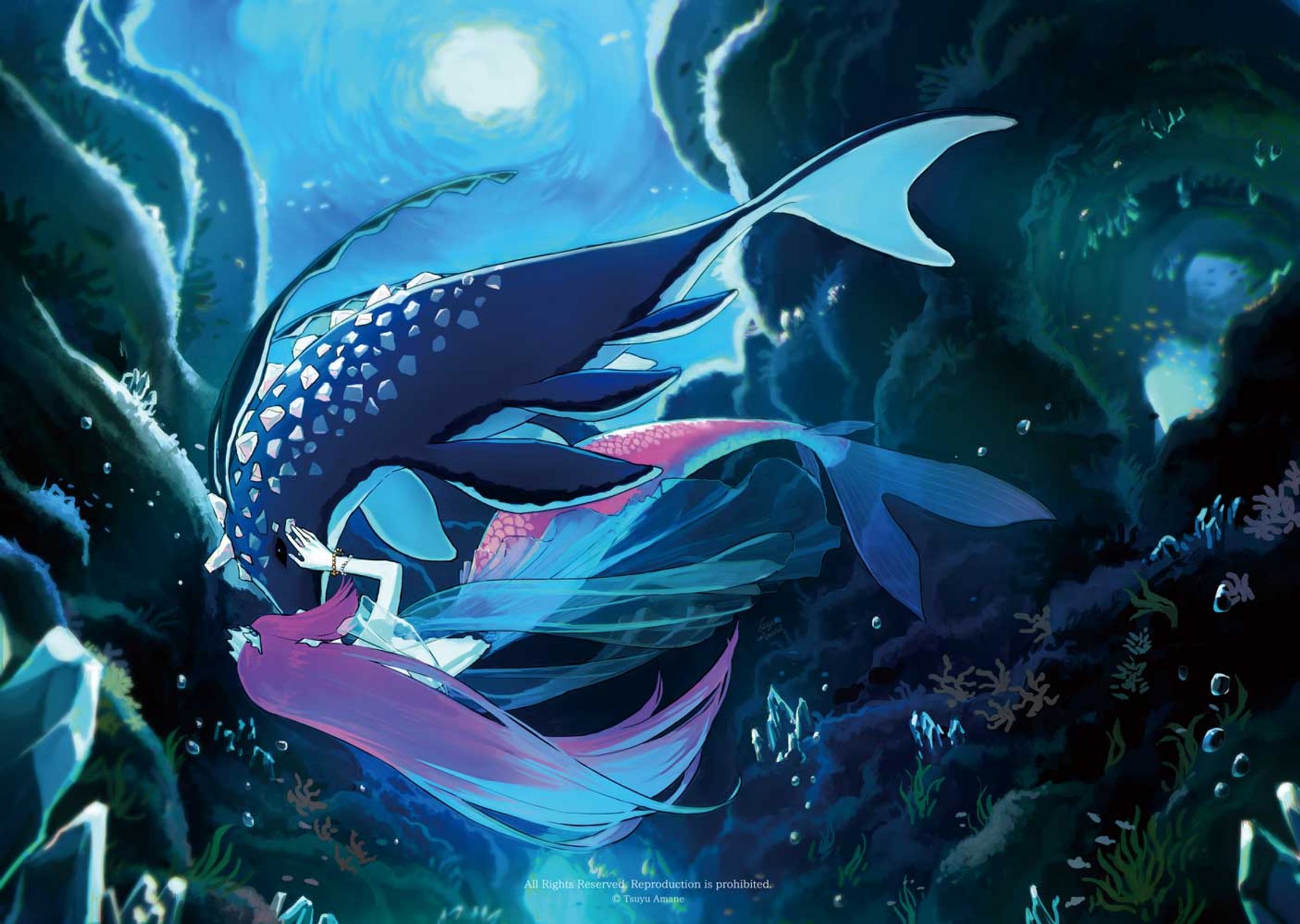 イラスト／幻獣と人魚-1