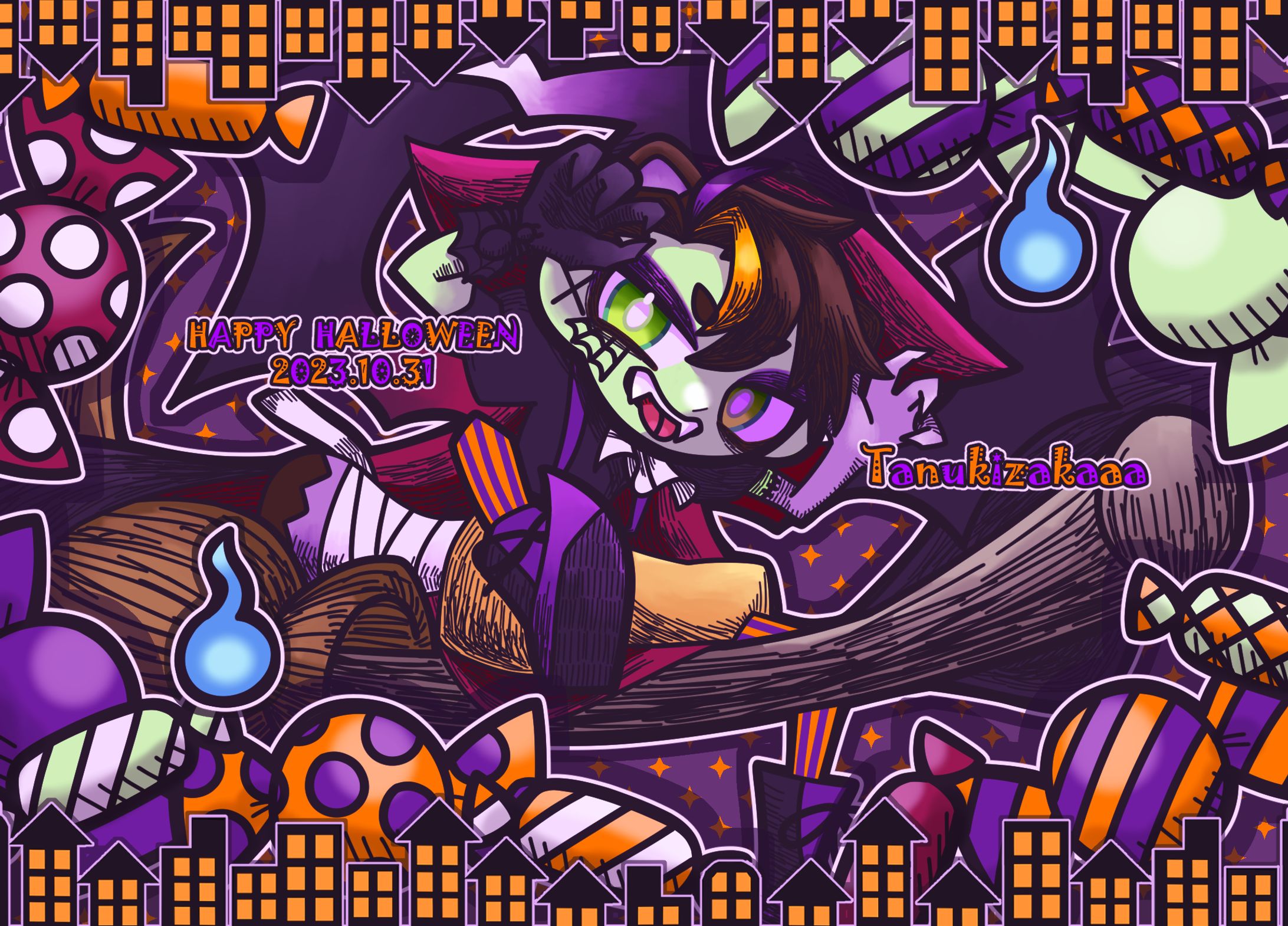 ハロウィンイラスト-1