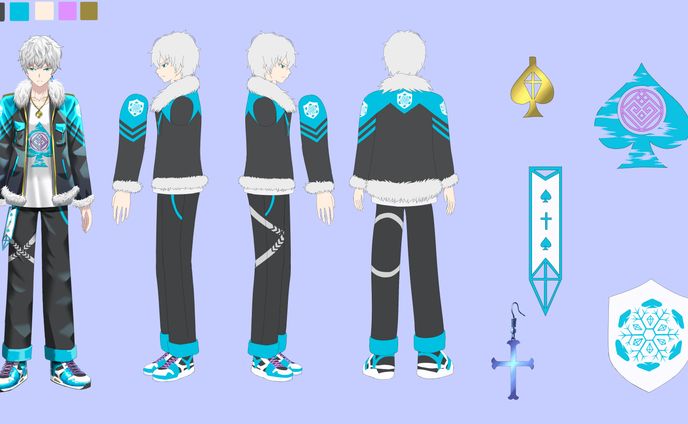 banner、男性キャラ