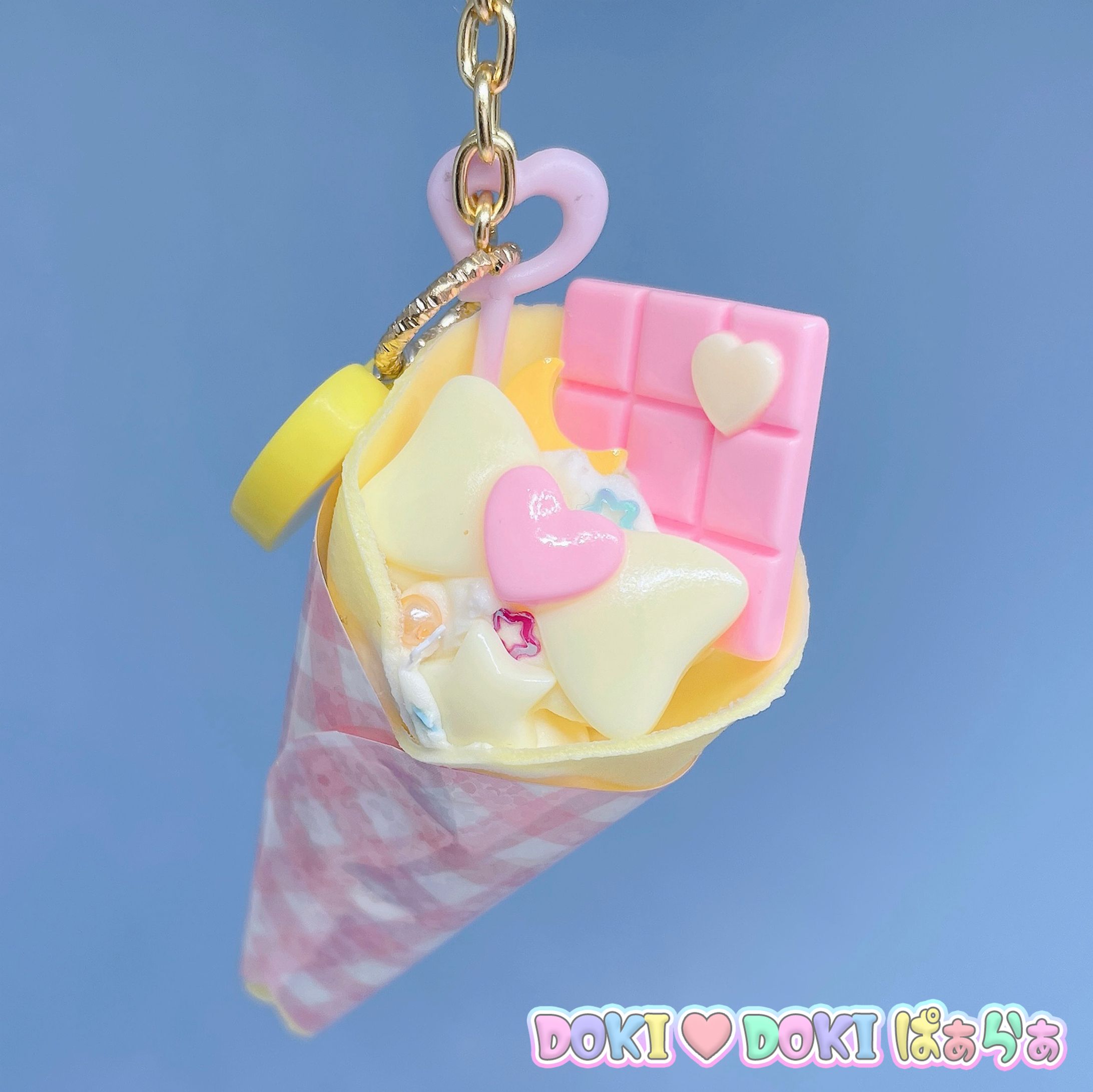 ハンドメイド　クレープチャーム-1