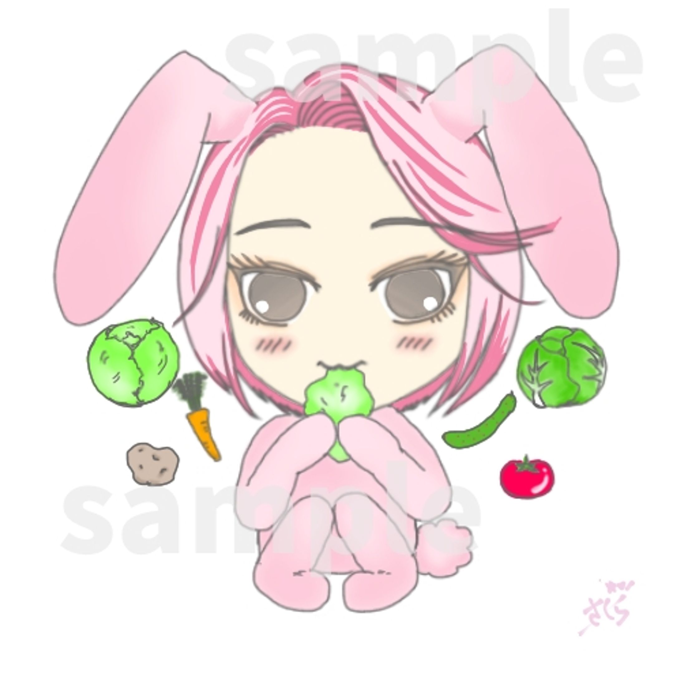 デジタルイラストsample画像⑮-1
