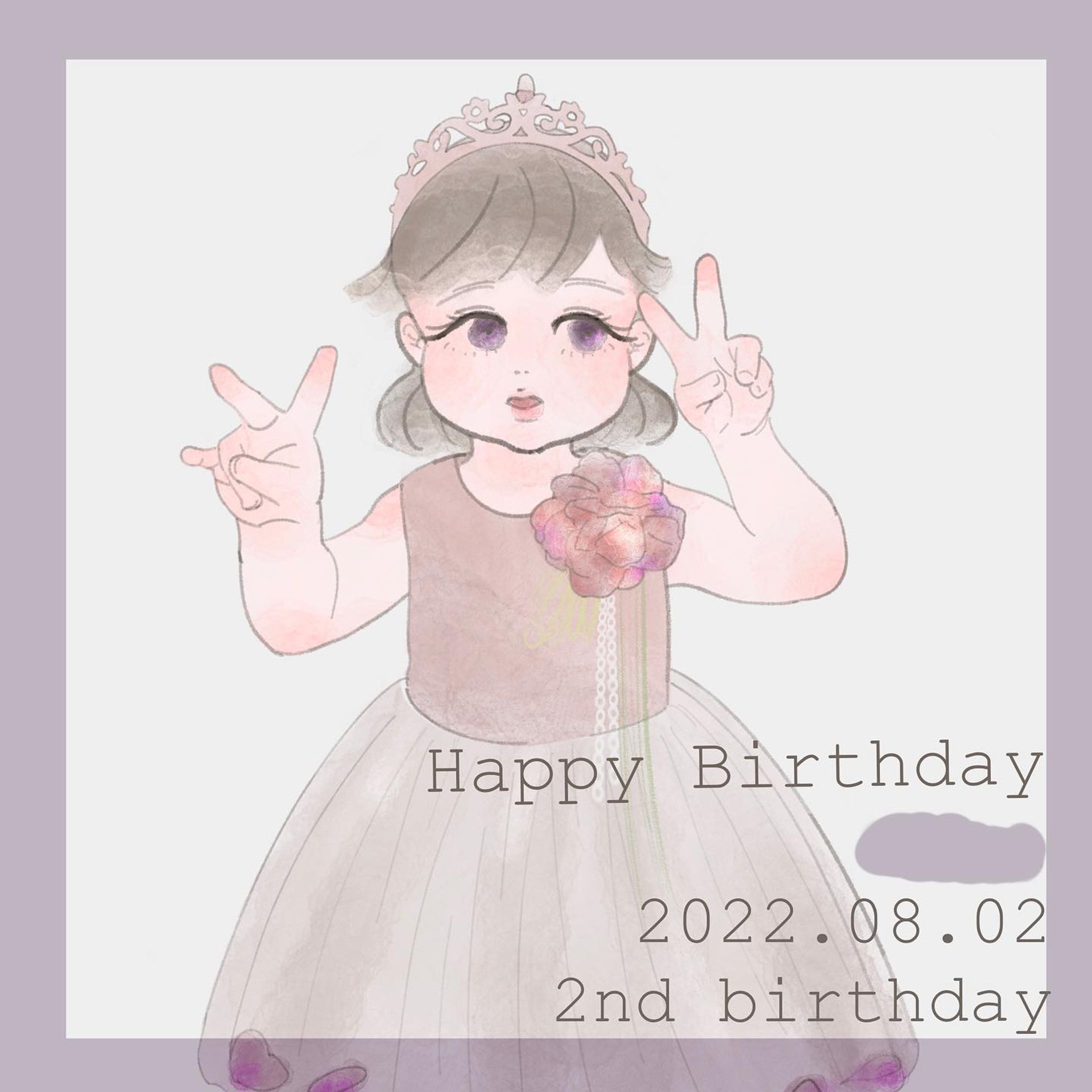誕生日似顔絵-1