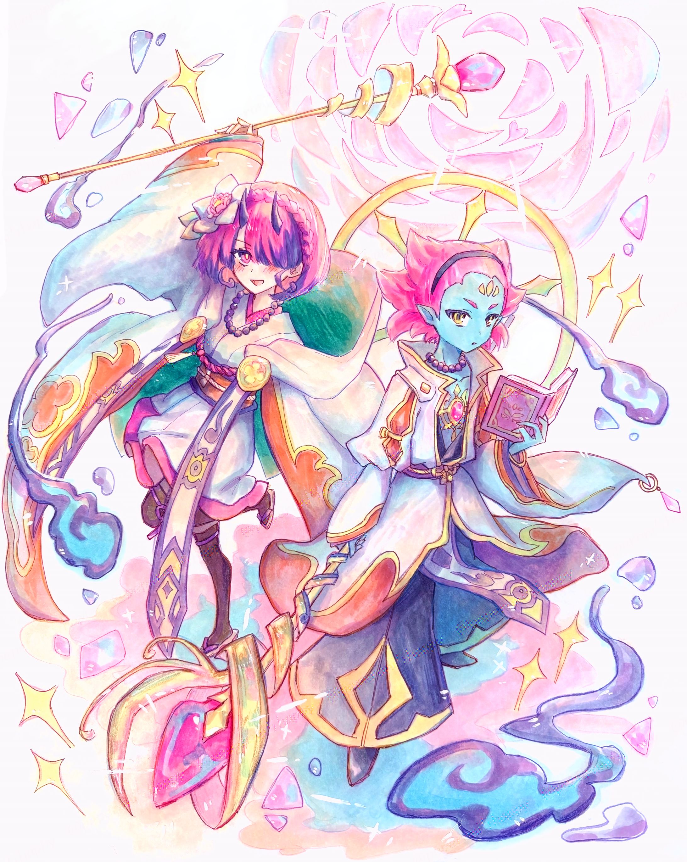 【企画絵】一緒なら、怖くない-1