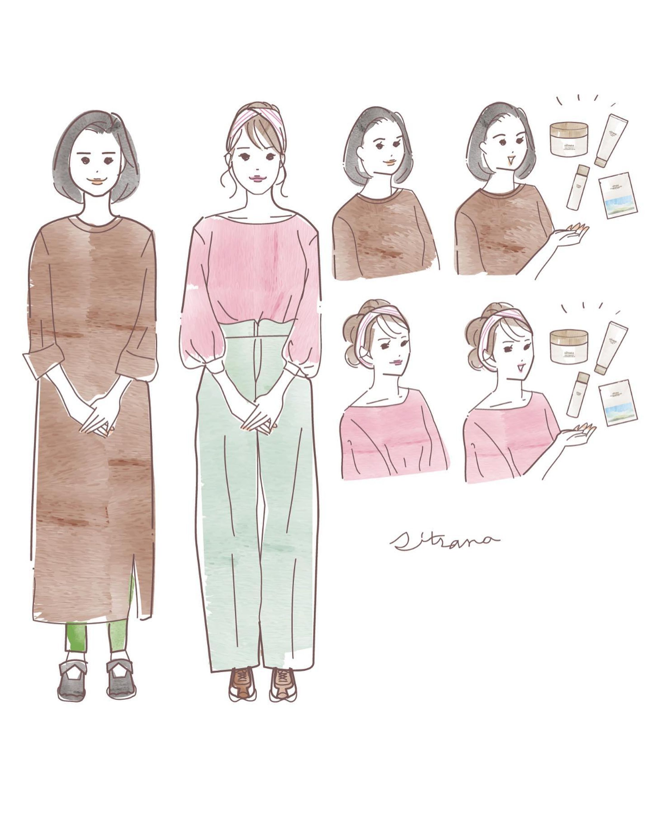 【お仕事】

クレンジングでお馴染みの「DUO」さんの姉妹品「sitrana」さん公式サイトでイラストを担当させていただきました。
開発者コラムページやその他でこれから使用予定です。

シリーズ品のコラムイラストを担当させて頂いたので順次お伝えできればと思います✨

「外的刺激から守ることと、もっとキレイへ攻めること、 そのどちらも叶えるコスメブランド sitrana（シトラナ）」

肌にもっと自信を持ちたい方、敏感肌の方のために選びぬいたオリジナル配合のシカ成分を配合された化粧品です✨-1