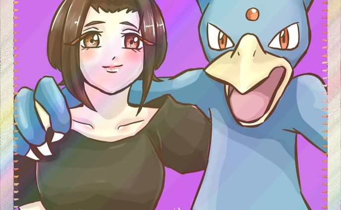 Twitter企画

オリジナルカード風イラスト
SR仕様

モデル👉かちゃさん

描かせていただきありがとうございました😊

#ポケモン 
#potofu
#ポケモンカード #オリカ