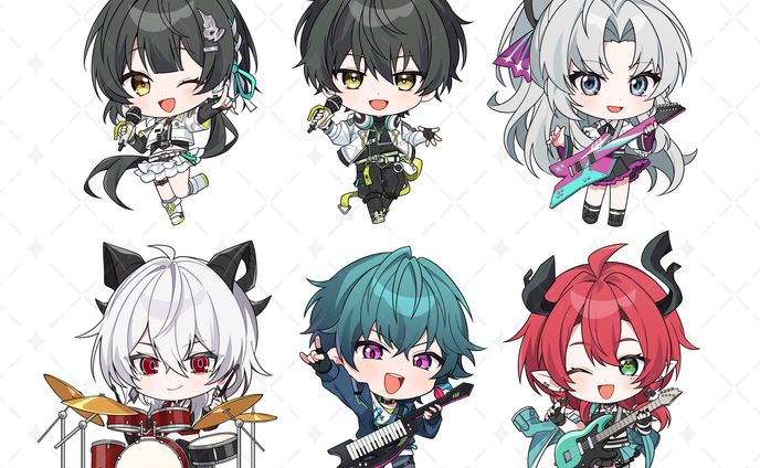 【お仕事】鳴潮 1周年記念イベント グッズイラスト