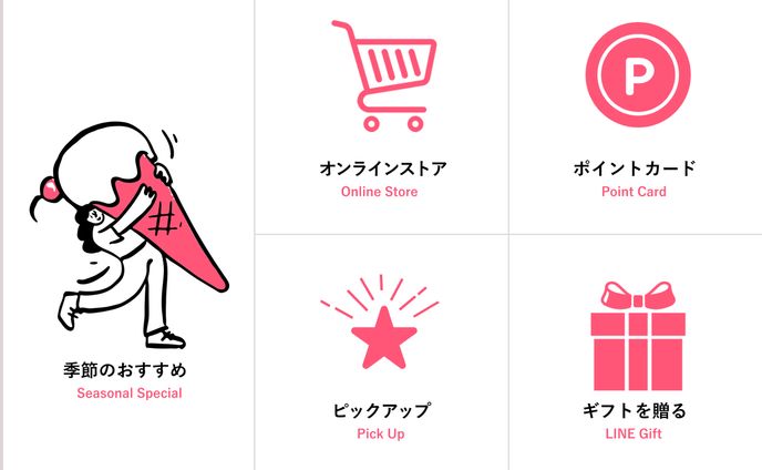 「カフェ」リッチメニュー