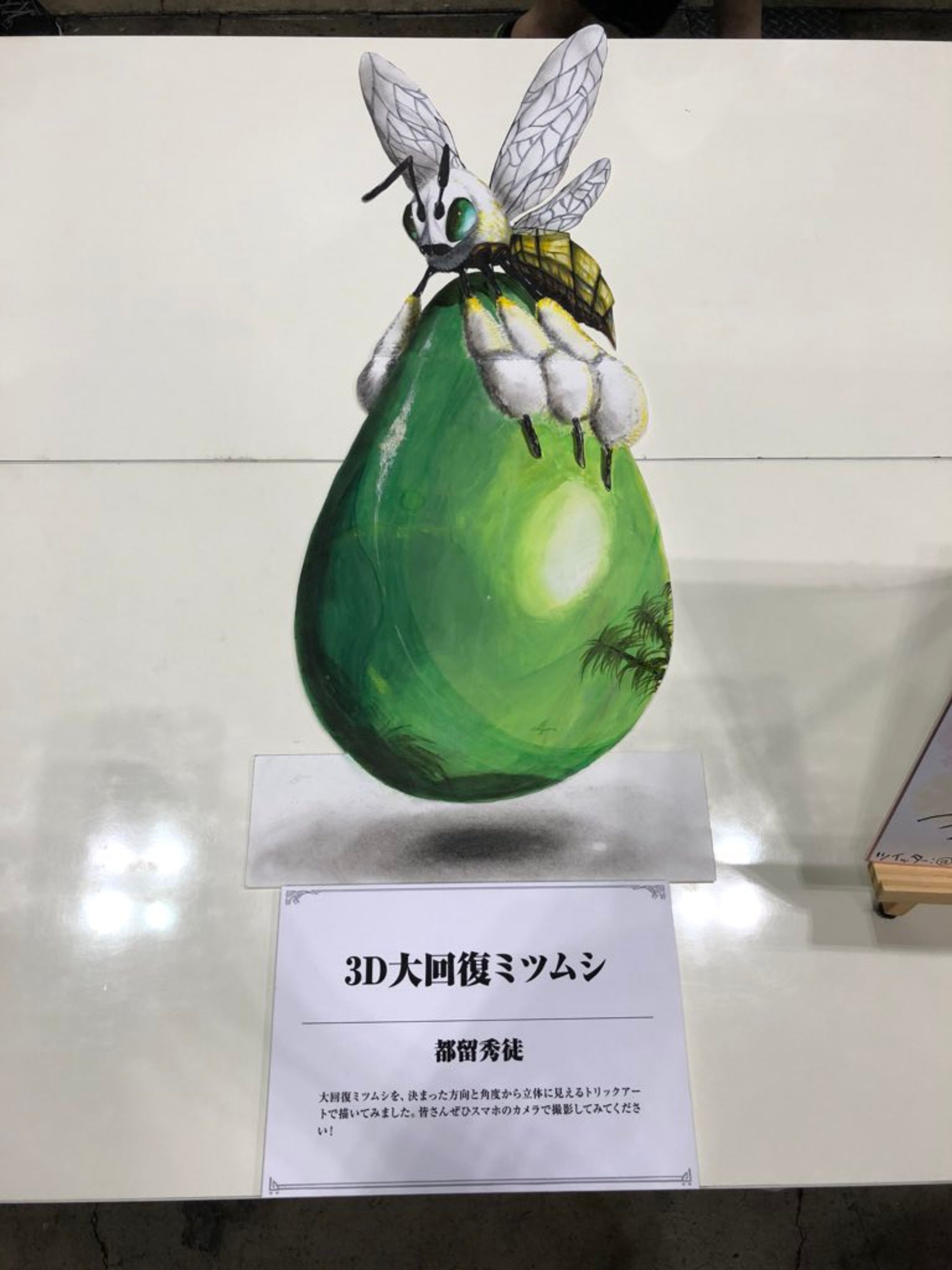 大回復ミツムシの立体アート-1
