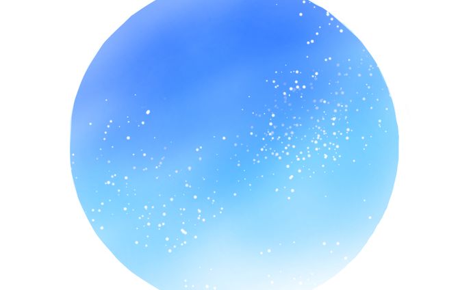 空グラデーション(丸)