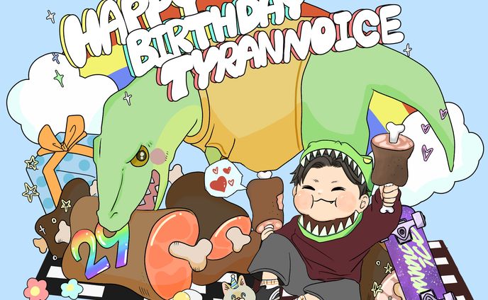 【FA】てぃらのあいす生誕イラスト