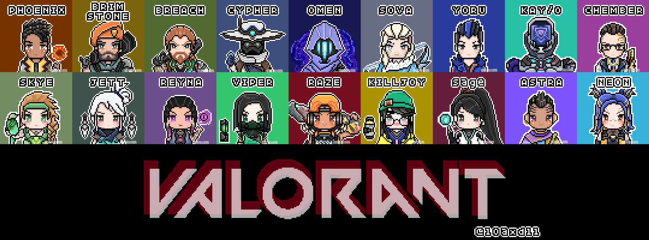Valorantエージェントドット絵-1