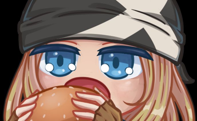 Twitch Custom Axl Low Burger Emote